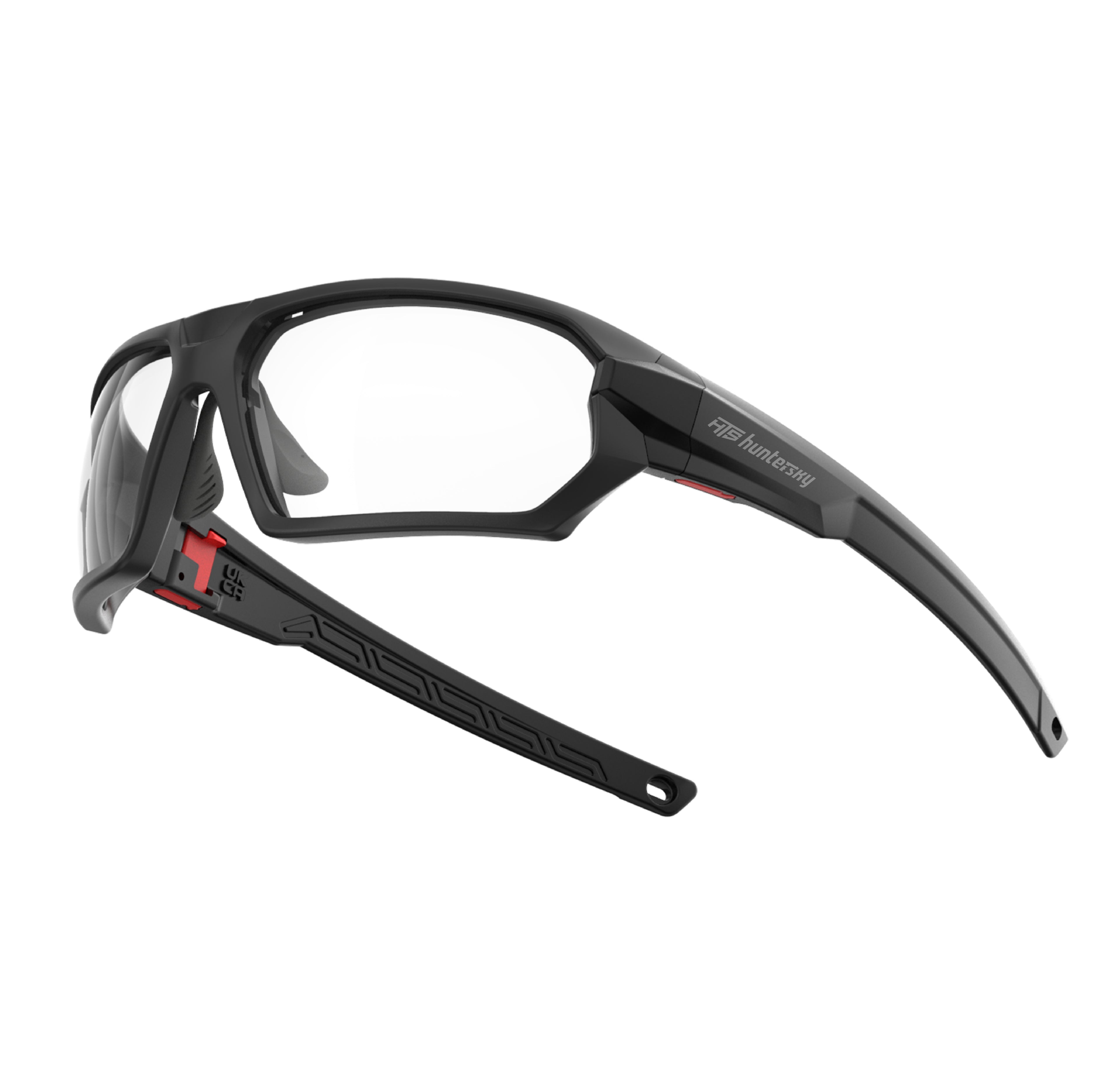 HTS HUNTERSKY Q36 Ballistic Tactical Impact Protection Anti Fog Shooting Glasses Military Grade Airsoft Range