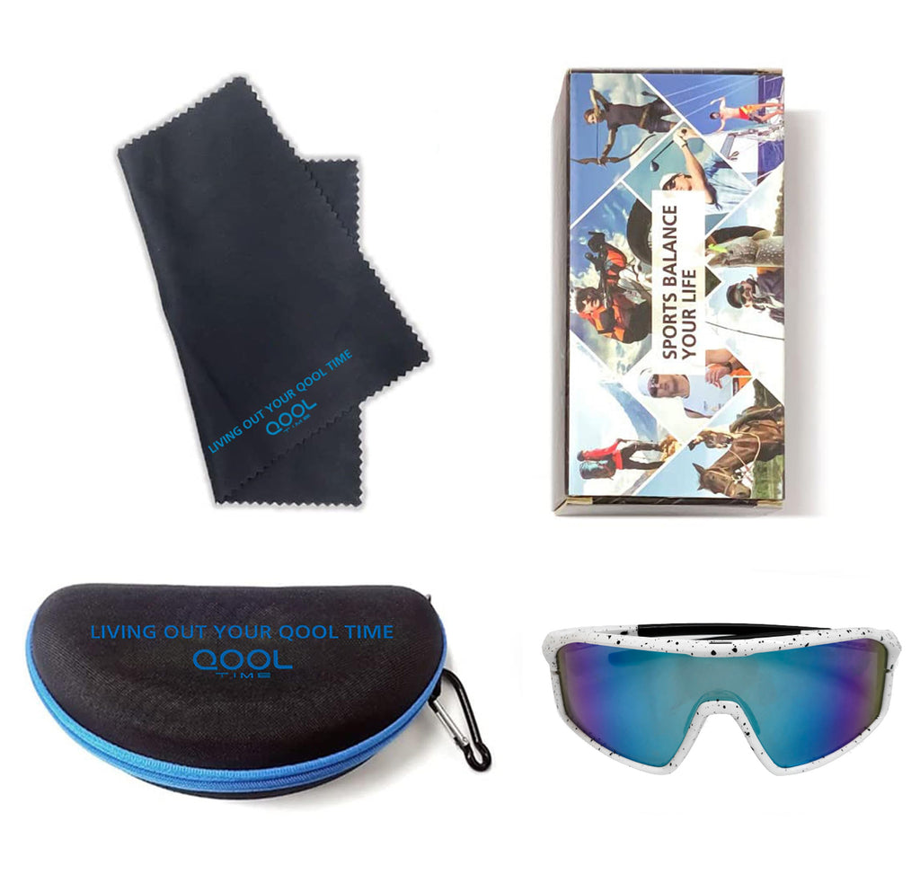 Living out your qool time 117 Polarized Cycling Sunglasses for Women Men Golfing Running Volleyball MTB Outdoor Sports Padel