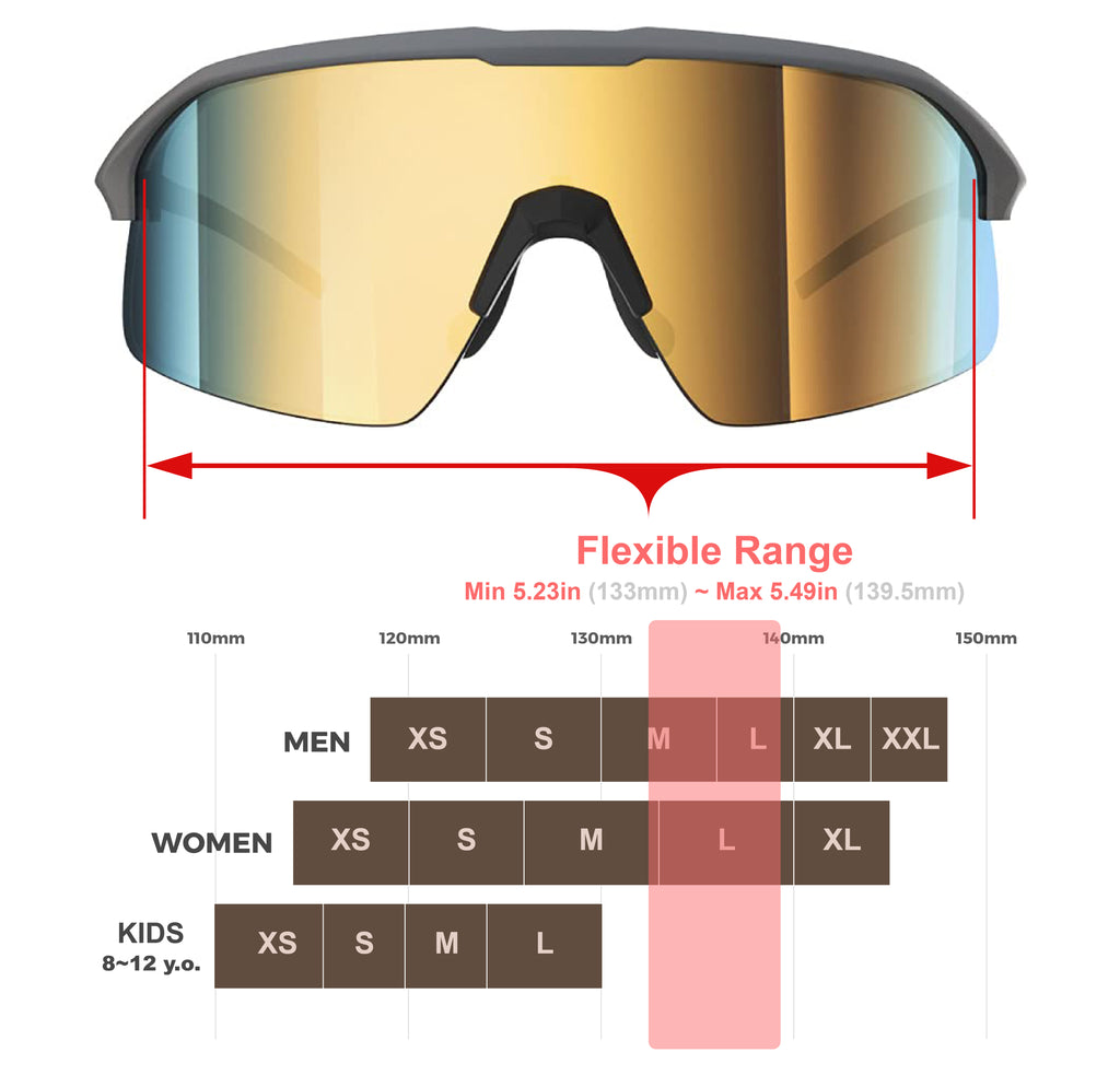 Living out your qool time 118 Polarized Cycling Sunglasses for Women Men Golfing Running Volleyball MTB Outdoor Sports Padel