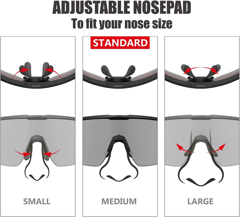 Living out your qool time 118 Polarized Cycling Sunglasses for Women Men Golfing Running Volleyball MTB Outdoor Sports Padel