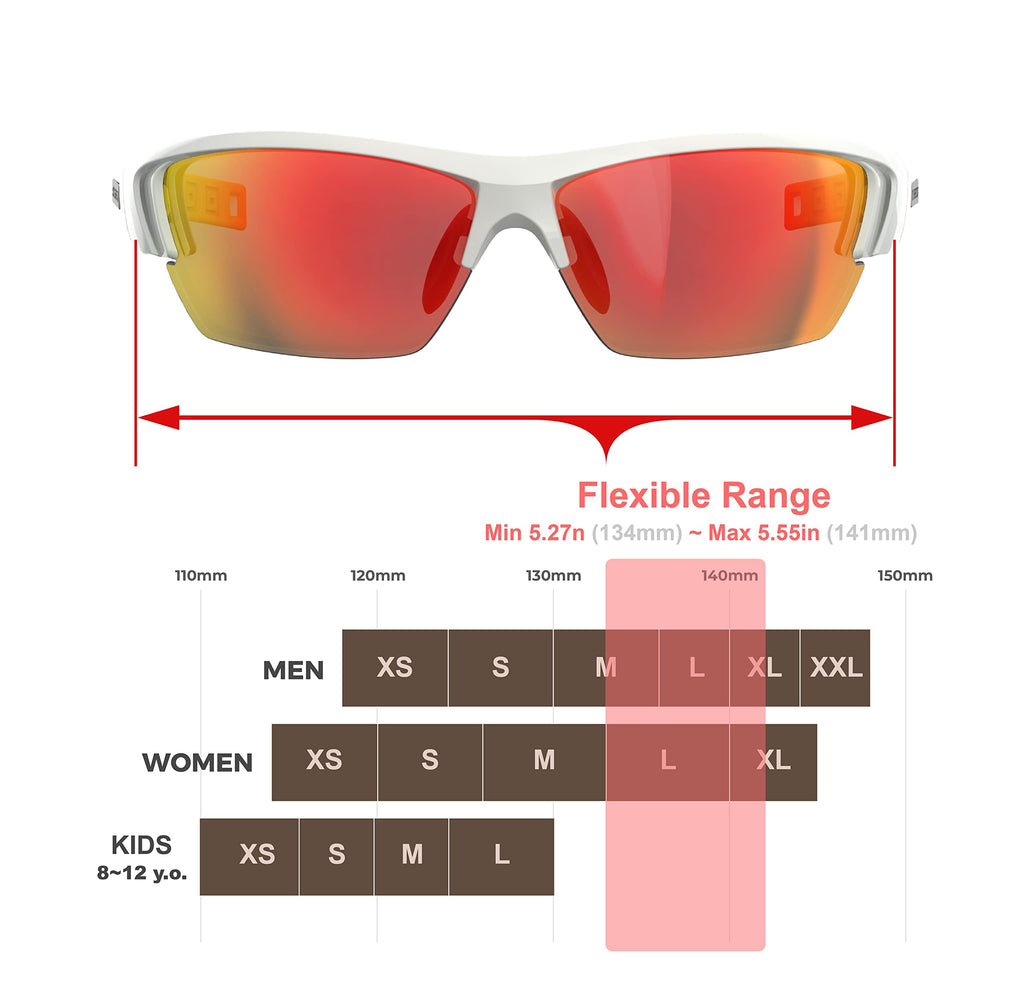 Living out your qool time J13 Mens Fishing Sunglasses Polarized for Women, UV400 Volleyball Running Driving Golfing Cycling Case Strap Full Pack