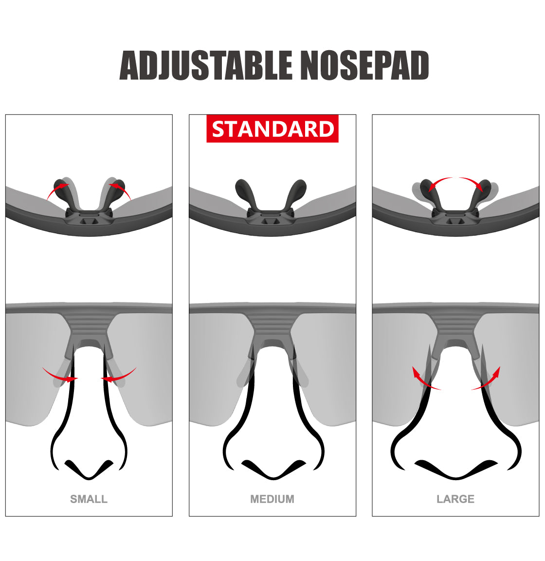 WDP100 Q217 Polarized Sports Sunglasses for Men Women UV400 Lightweight TR90 Cycling Running Baseball Hiking with Case Strap