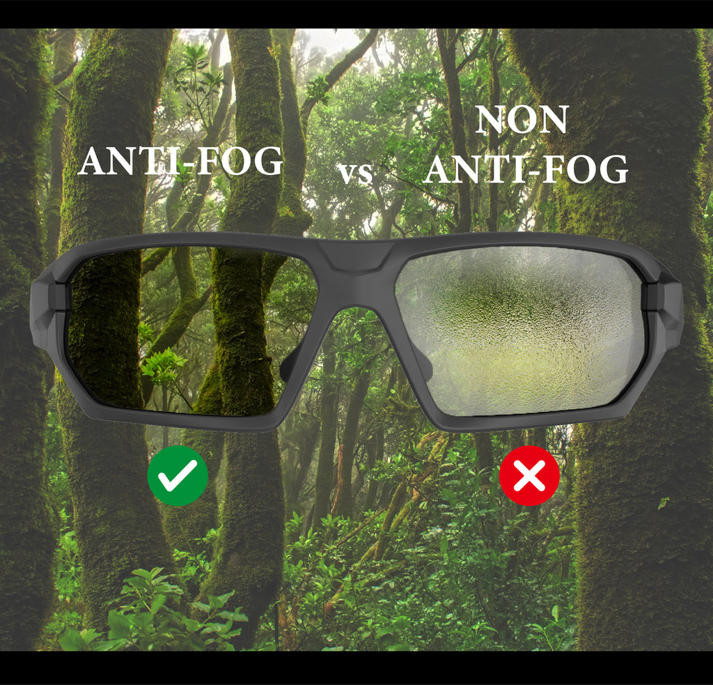 HTS HUNTERSKY Q36 Ballistic Tactical Impact Protection Anti Fog Shooting Glasses Military Grade Airsoft Range