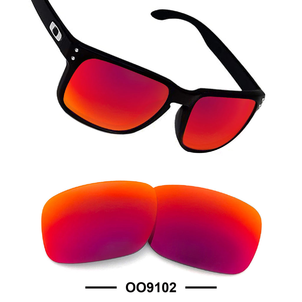 RY586 9102 Polarized Replacement Lenses for Oakley Holbrook OO9102 57mm UV Protection Impact Resistant Lens Compatible with 009102