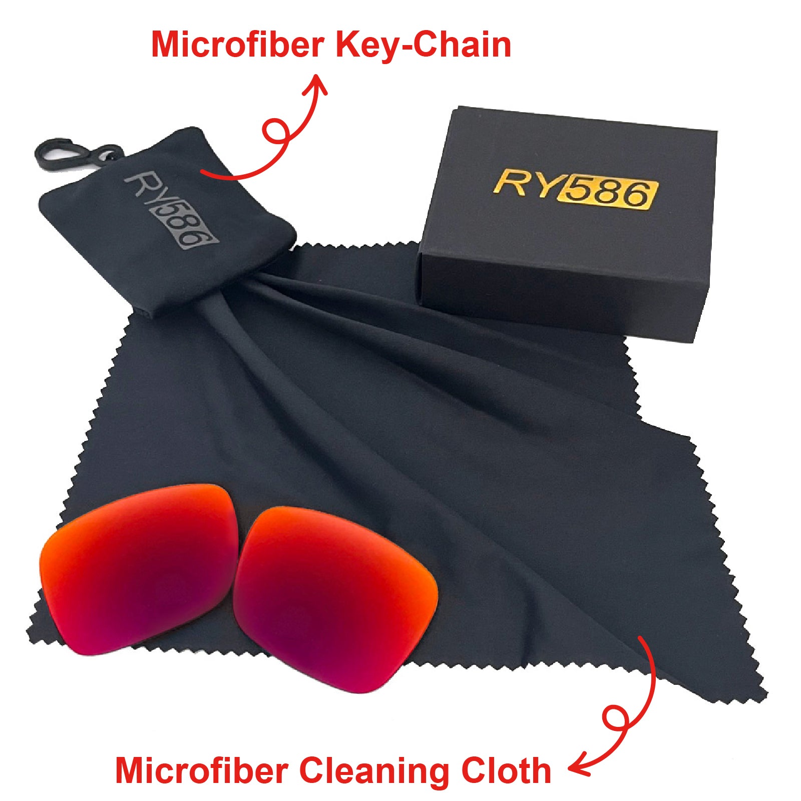 RY586 9102 Polarized Replacement Lenses for Oakley Holbrook OO9102 57mm UV Protection Impact Resistant Lens Compatible with 009102
