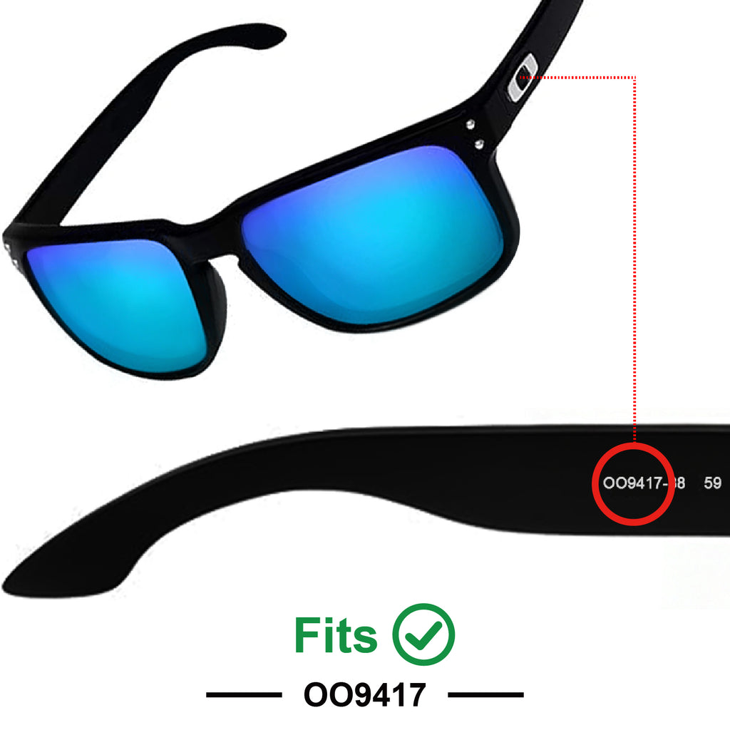 RY586 XL OO9417 59mm Polarized Replacement Lenses for Oakley Holbrook Impact Resistant Lens Compatible with 009417