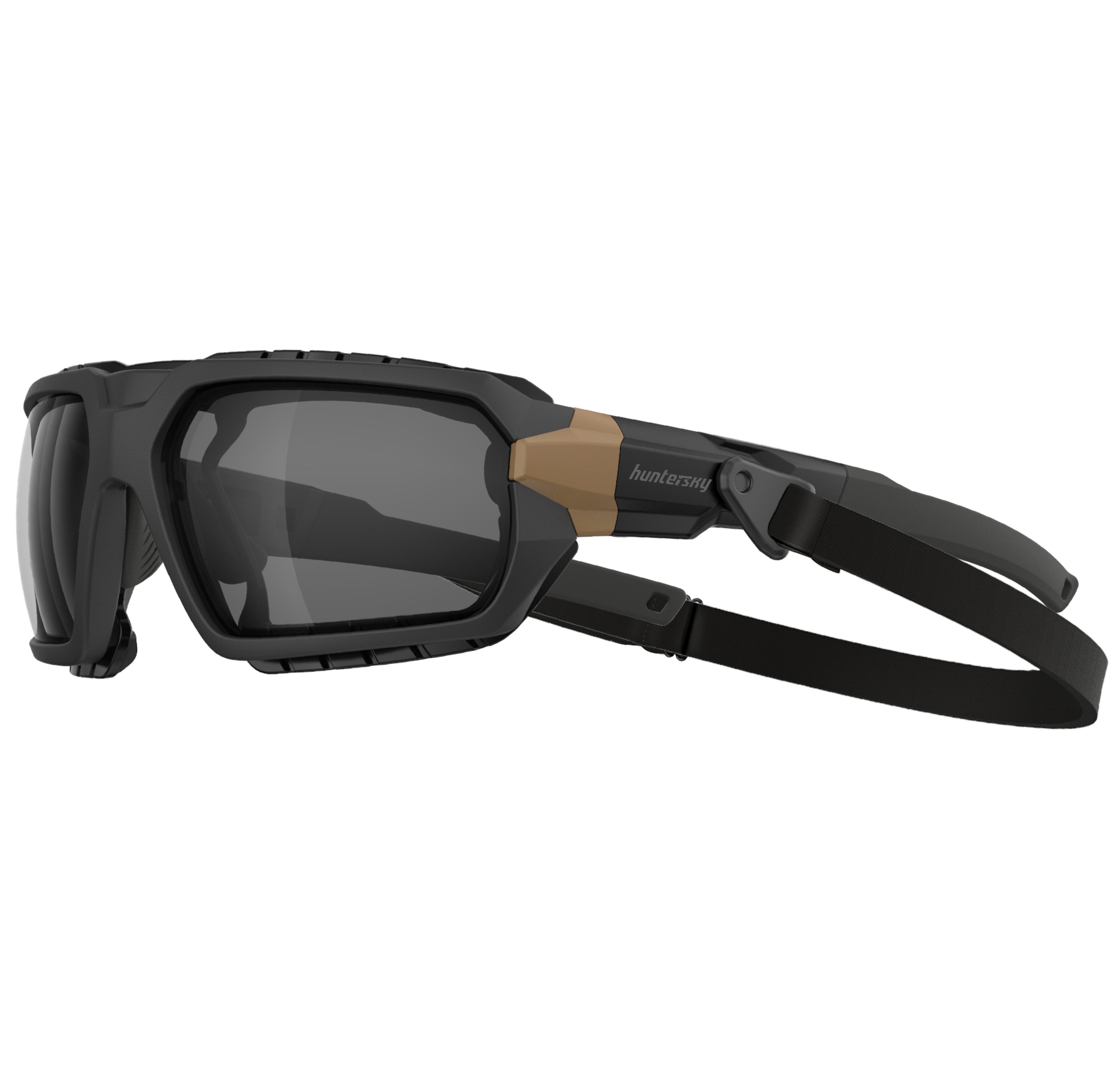 HTS HUNTERSKY Q37 Protective Gear Powersports Motorcycle anti fog Polarized riding Goggles eyewear padded sunglasses
