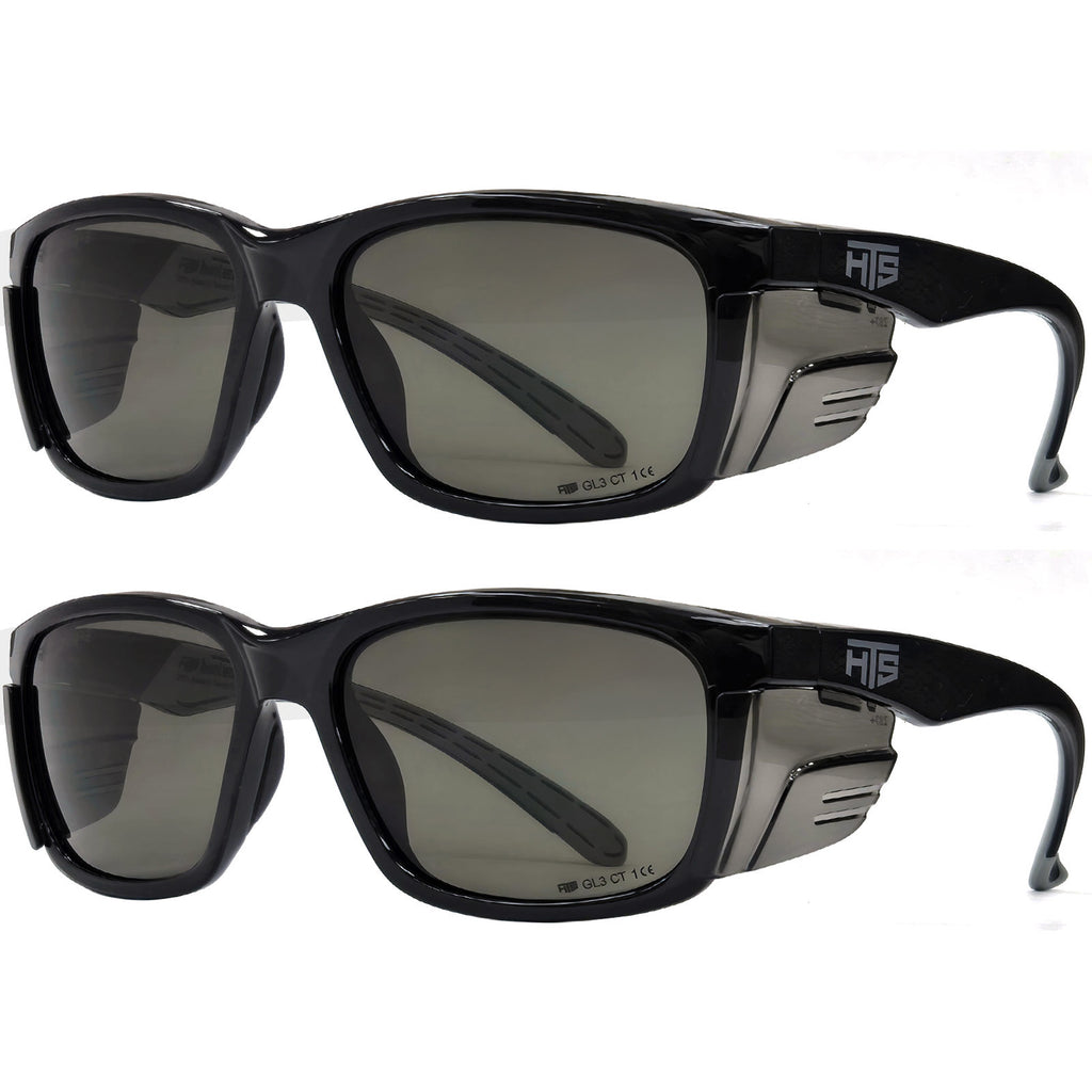 HTS HUNTERSKY E60 Anti-Fog Safety Glasses with Side Shields ANSI Z87 Eye Protection