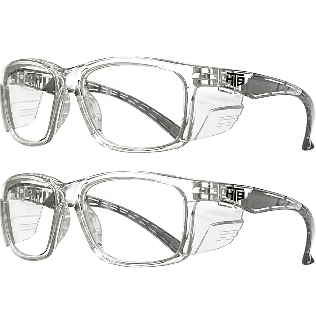 HTS HUNTERSKY E60 Anti-Fog Safety Glasses with Side Shields ANSI Z87 Eye Protection