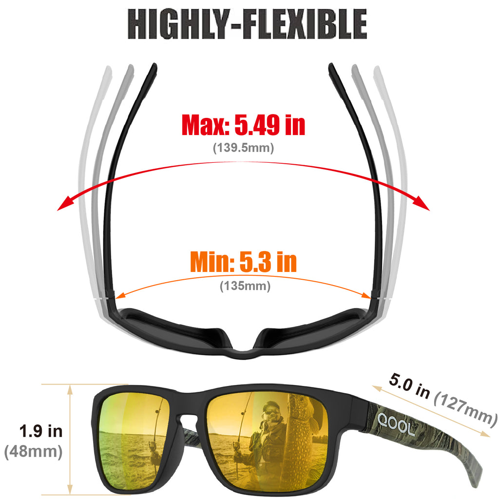 Living out your qool time F11 Floating Polarized Fishing Sunglasses Saltwater Resistant Lenses That Coating Won’t Peel Rub off