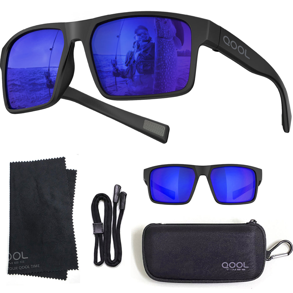 Living out your qool time F1A Floating Polarized Fishing Sunglasses Saltwater Resistant Lenses That Coating Won’t Peel Rub off