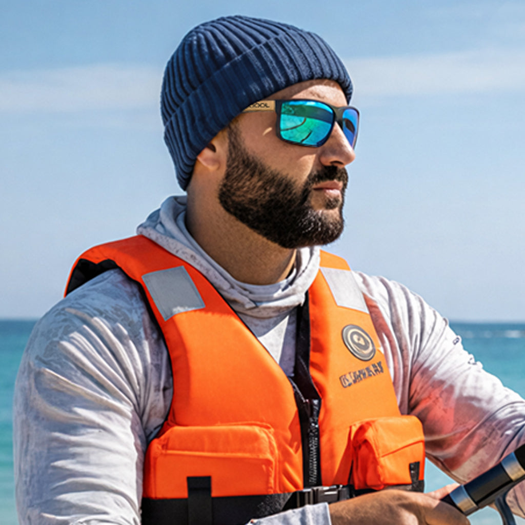 Living out your qool time F1A Floating Polarized Fishing Sunglasses Saltwater Resistant Lenses That Coating Won’t Peel Rub off