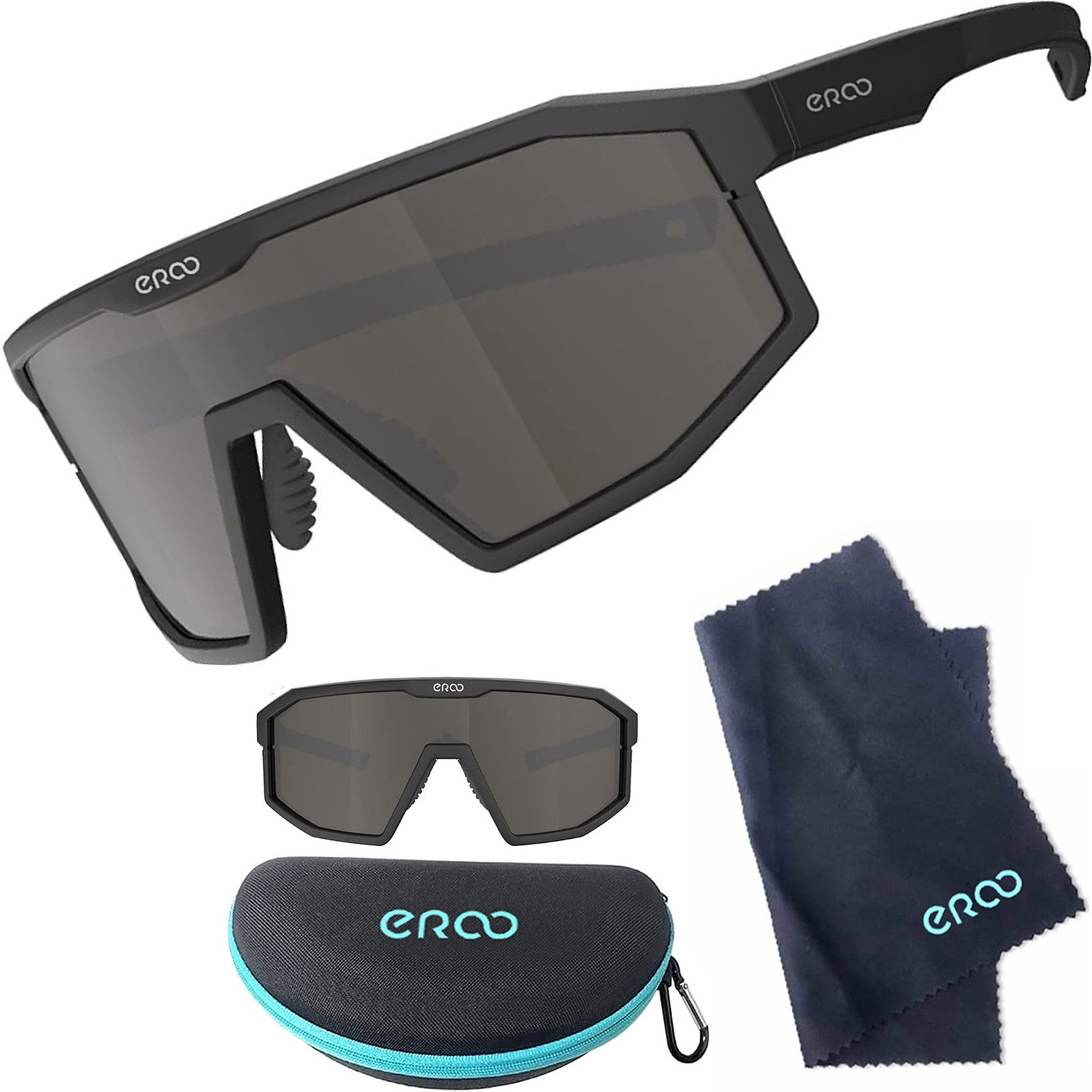 ER00 F24 Eazyrun Kids Polarized Sports Sunglasses for Age 8-12 Youth Baseball Softball Cycling Glasses UV Protection for Boy Girl