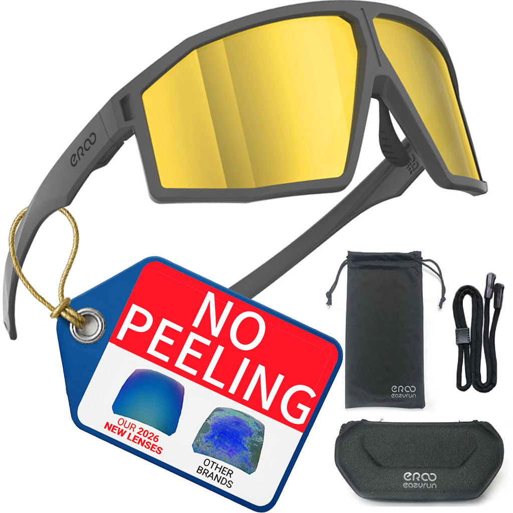ER00 F26 Polarized Sunglasses Women Men Saltwater Resistant Lenses NO RUBBED OFF OR PEELING MIRROR COATING