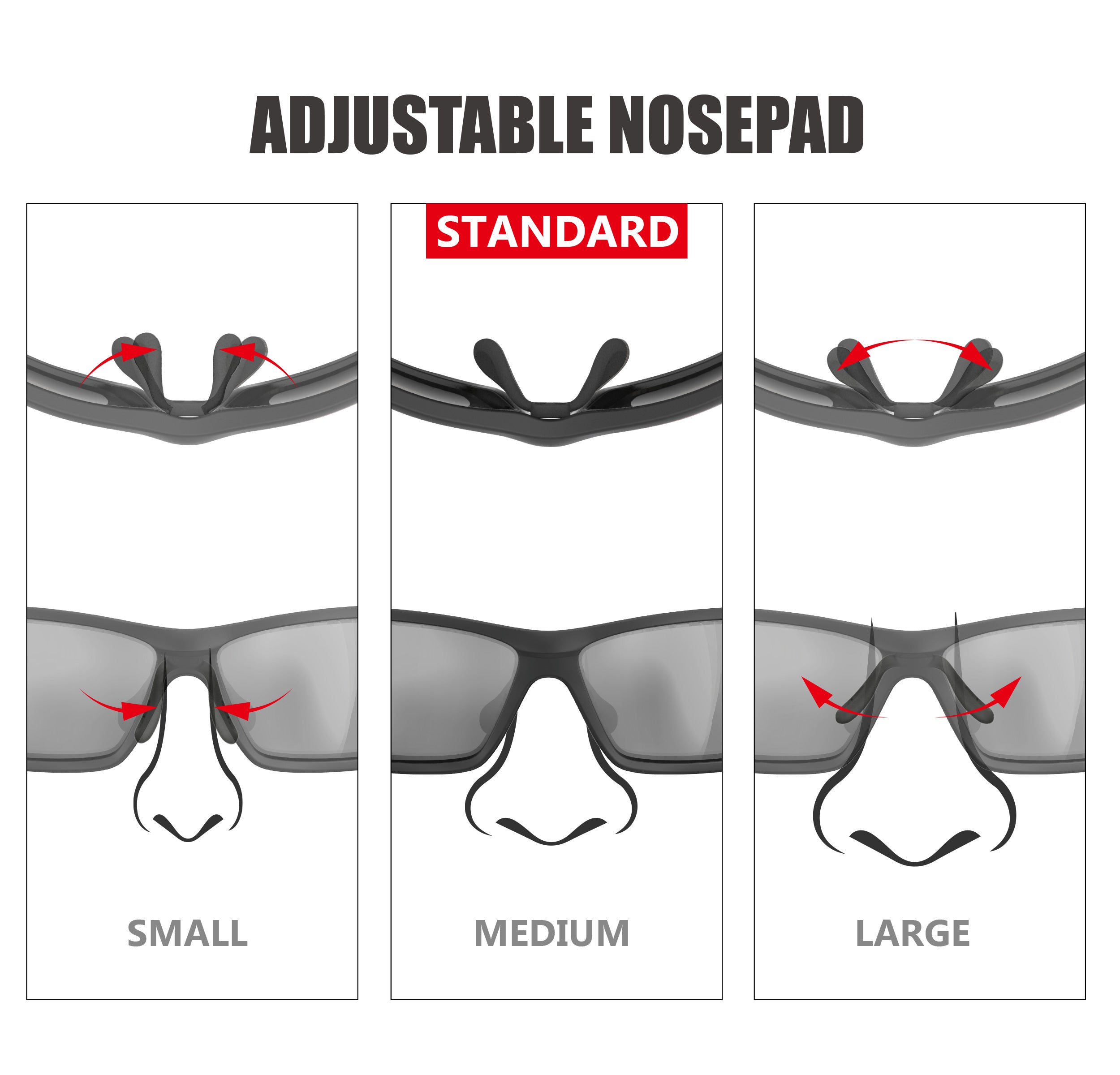 HTS HUNTERSKY J11 Powersports Motorcycle Riding Goggles Sunglasses for Men