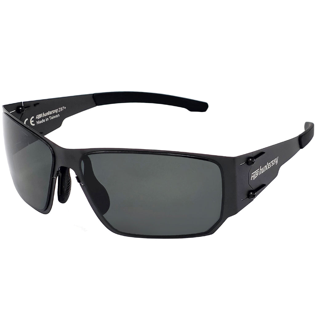 HTS HUNTERSKY M02 0.6 thin Japanese 301 Stainless Steel lightweight MILSPEC 2.5mm Thickness Impact Polarized Anti Fog Glasses