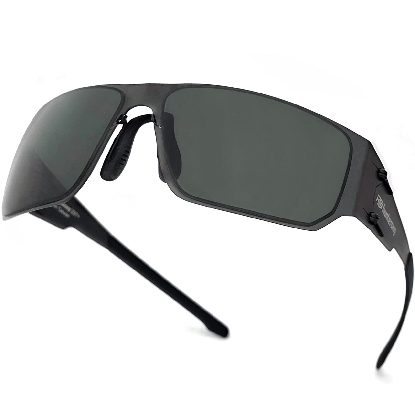 HTS HUNTERSKY M02 0.6 thin Japanese 301 Stainless Steel lightweight MILSPEC 2.5mm Thickness Impact Polarized Anti Fog Glasses