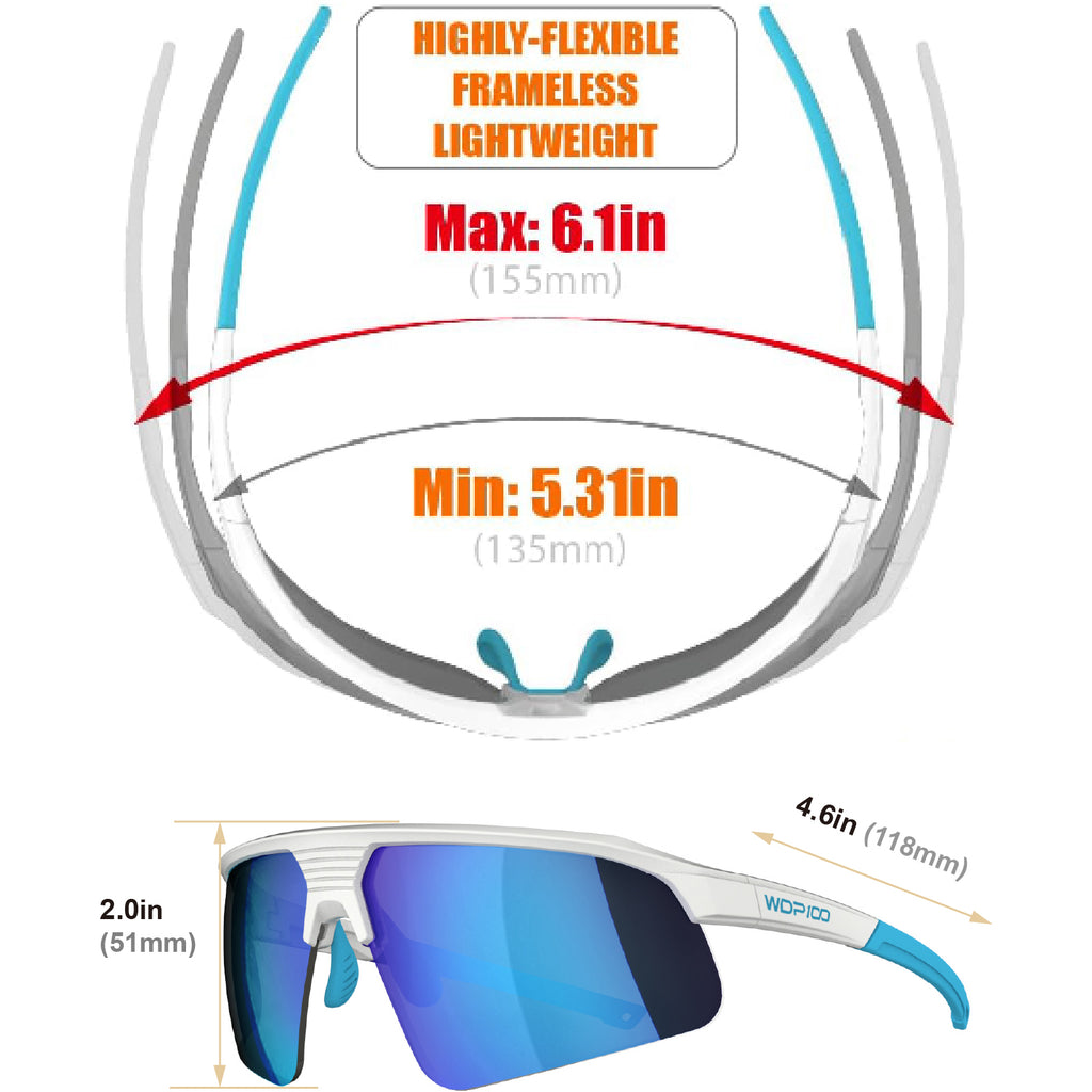 WDP100 Q218 HD Polarized sunglasses Women Men Cycling Running Fishing Hiking golf baseball Volleyball Outdoor sports Gifts