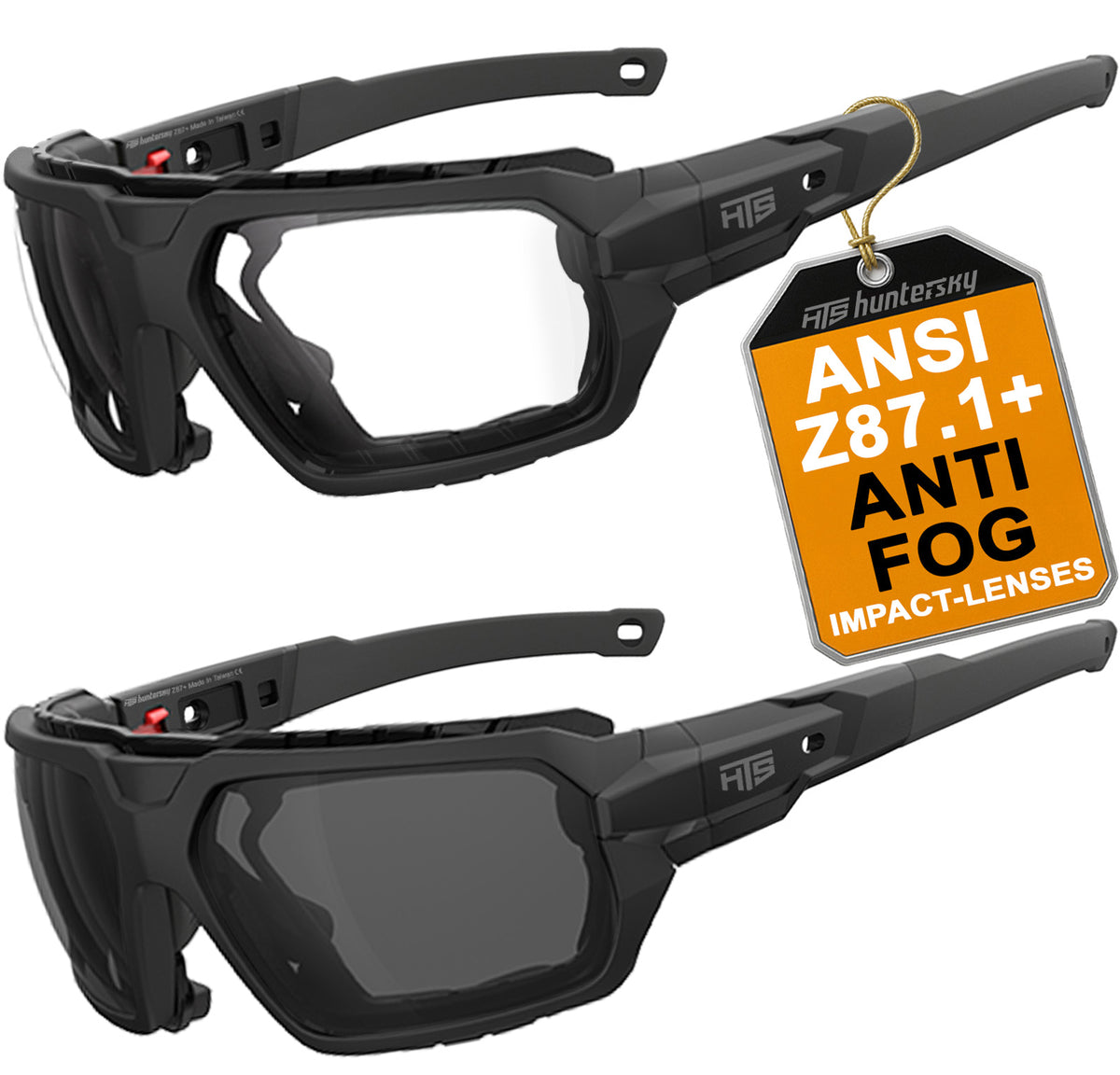 HTS HUNTERSKY Q37 Protective Powersports Motorcycle Anti Fog Riding Goggles Eyewear Padded Sunglasses Windproof