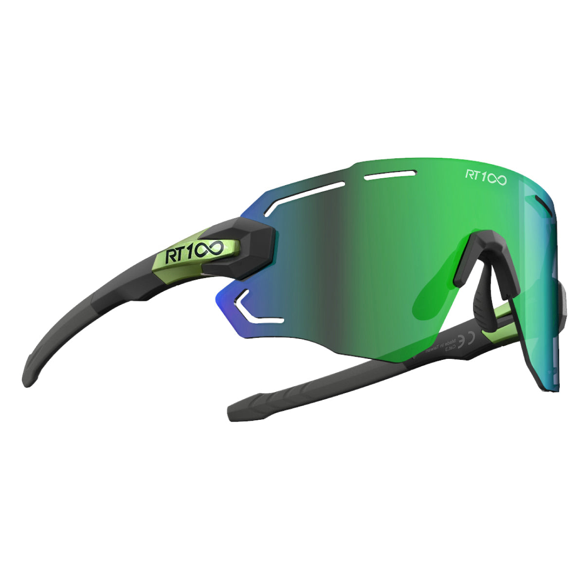 RT100 Q58 RIDE YOUR WAY Professional wrap around Frameless Cycling Sunglasses for Men and Women