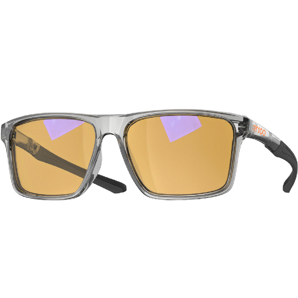 RT100 P1AG HD Premium Gaming and Computer Screen Glasses Blue Light Blocking 93% Reduce Glare Anti Eyestrain High Contrast High Definition UV580 nm
