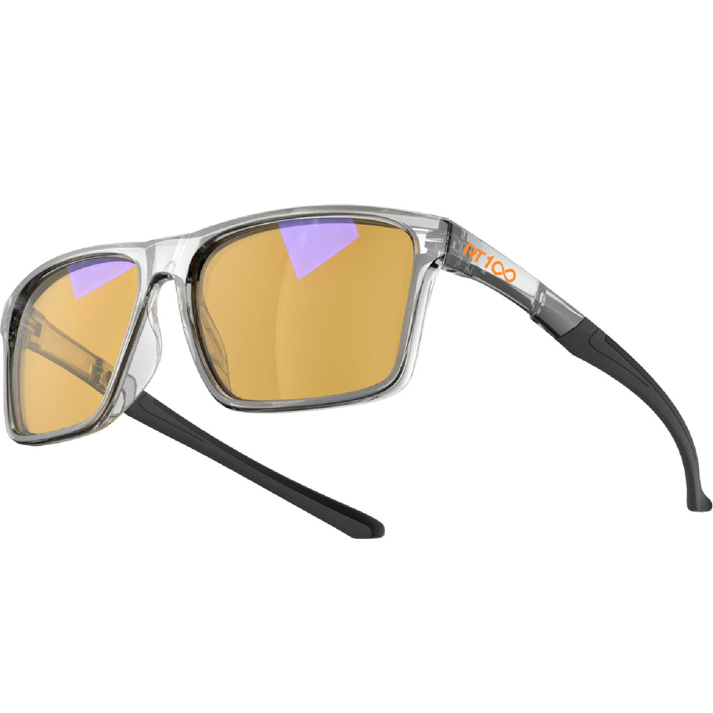 RT100 P1AG HD Premium Gaming and Computer Screen Glasses Blue Light Blocking 93% Reduce Glare Anti Eyestrain High Contrast High Definition UV580 nm