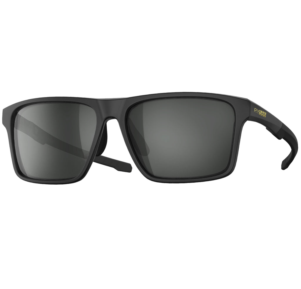 RY586 P1A Polarized Sunglasses for Men Women UV Protection Driving Golf Outdoor HD Vision Lightweight with Case Neck Strap