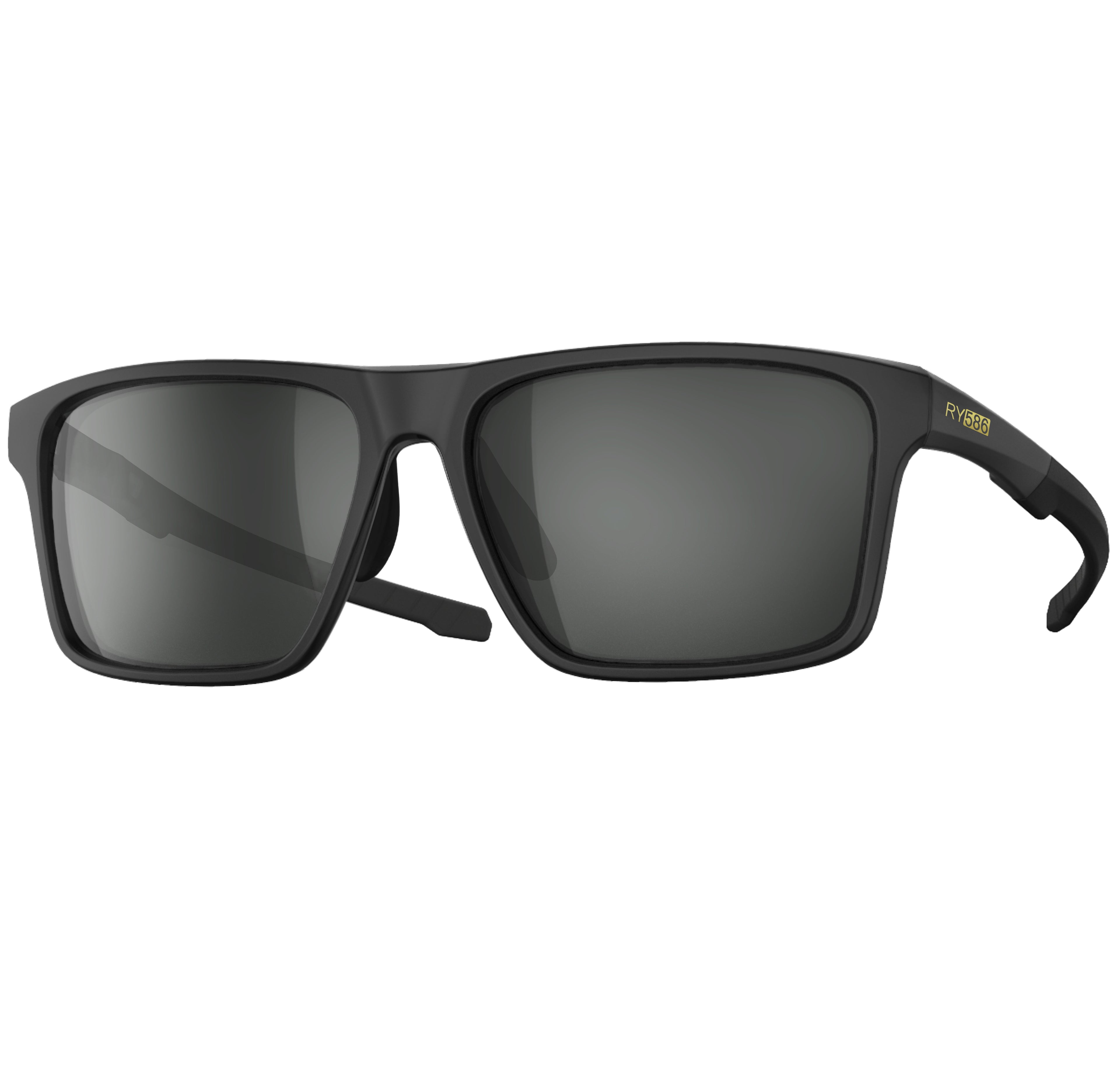 RY586 P1A Polarized Sunglasses for Men Women UV Protection Driving Golf Outdoor HD Vision Lightweight with Case Neck Strap