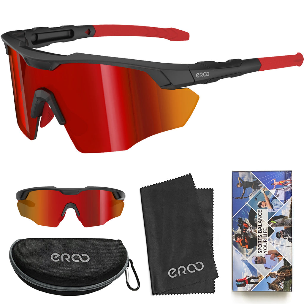 ER00 S596 Sports Shades XL Sunglasses for Men Baseball, Running Cycling Volleyball MTB Outdoor Recreation Gifts Padel Beach Tennis