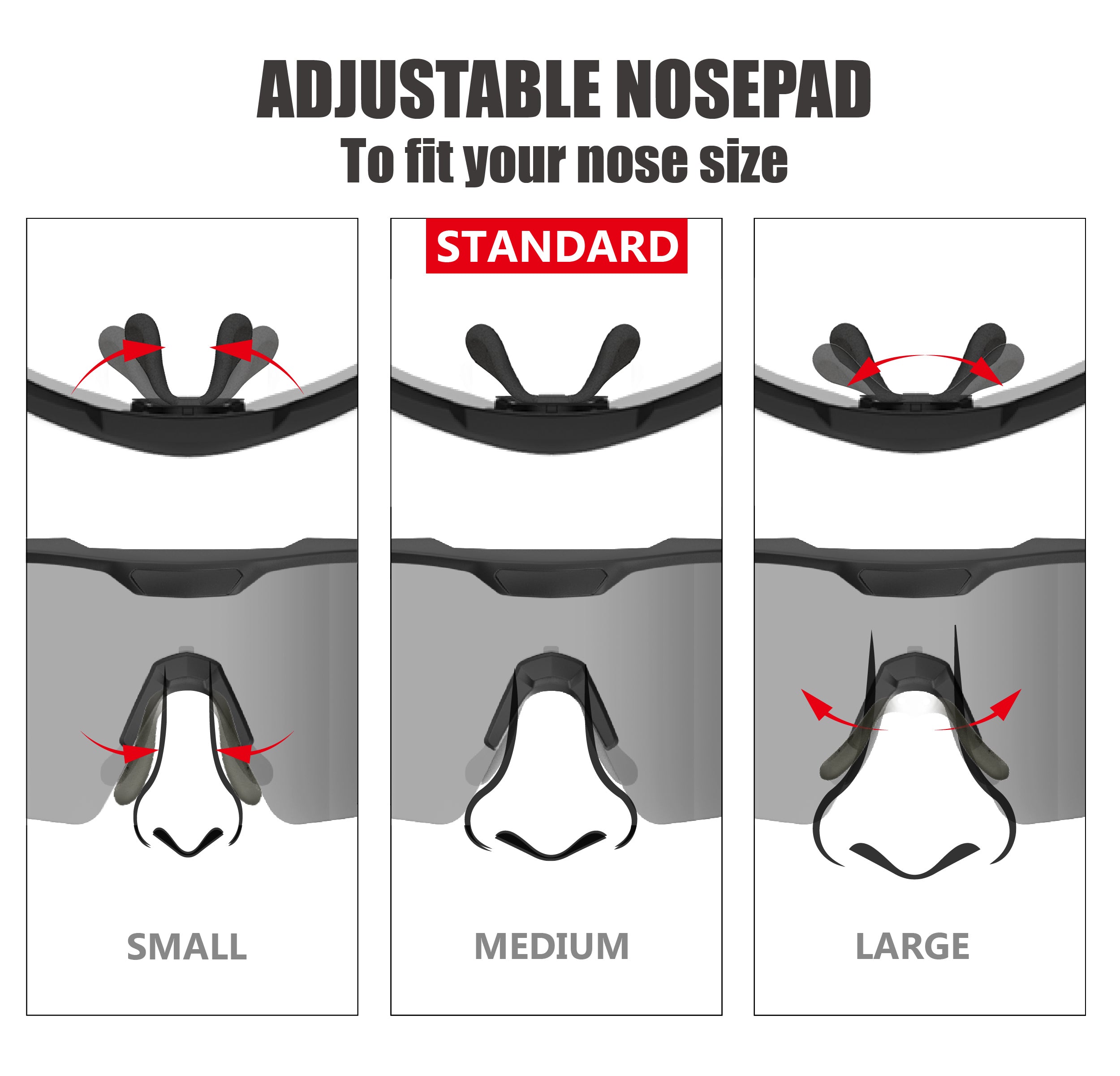 ER00 S596 Sports Shades XL Sunglasses for Men Baseball, Running Cycling Volleyball MTB Outdoor Recreation Gifts Padel Beach Tennis